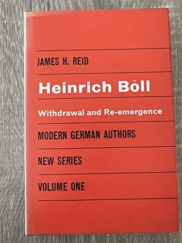 Stock image for Heinrich Bo?ll; withdrawal and reemergence (Modern German authors; new ser) for sale by Phatpocket Limited