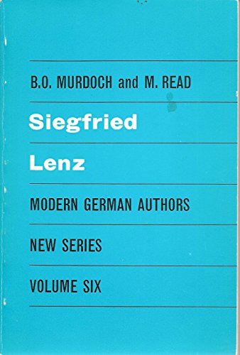 Beispielbild fr Siegfried Lenz (Modern German Authors) zum Verkauf von German Book Center N.A. Inc.