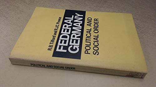 9780854961030: Federal Germany: Political and Social Order