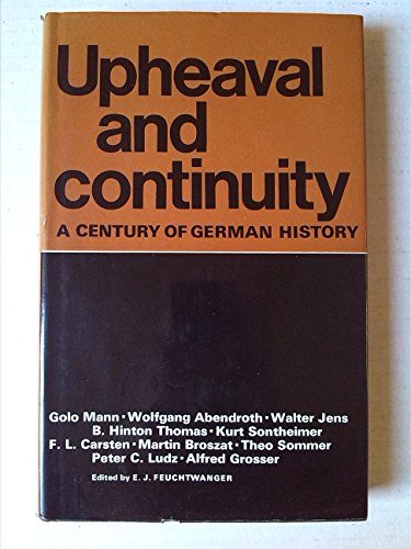 9780854961337: Upheaval and Continuity: Century of German History