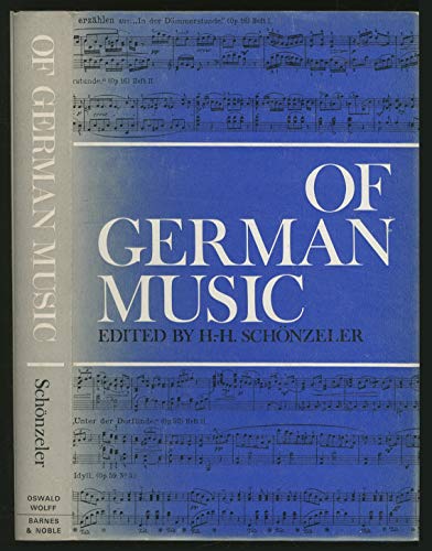 Imagen de archivo de Of German music: A symposium a la venta por Half Price Books Inc.