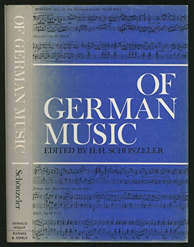 Stock image for Of German Music for sale by Bookmans