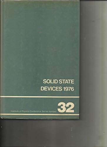 9780854981229: Solid State Devices 1976: Conference Papers
