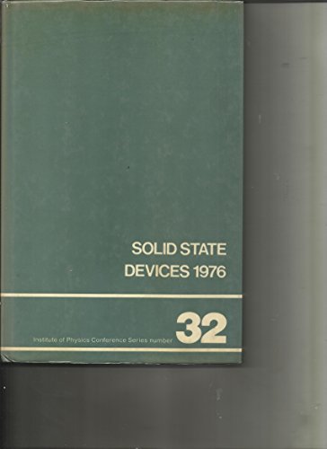 Stock image for Solid State Devices 1976: Conference Papers for sale by Mispah books