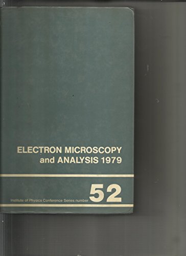 Beispielbild fr Electron Microscopy and Analysis: Conference Proceedings zum Verkauf von Cambridge Rare Books