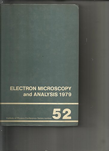 Stock image for Electron Microscopy and Analysis: Conference Proceedings for sale by Cambridge Rare Books