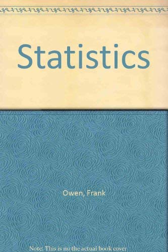 Beispielbild fr Statistics zum Verkauf von Kennys Bookshop and Art Galleries Ltd.