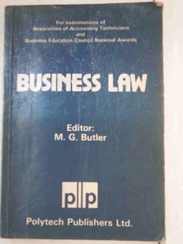 Imagen de archivo de Business Law a la venta por The London Bookworm