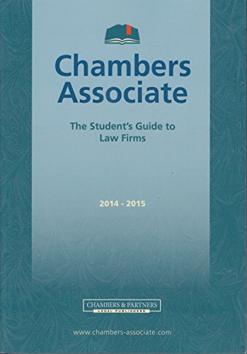 Beispielbild fr Chambers Associate The Student's Guide to Law Firms 2014-2015 zum Verkauf von HPB-Diamond