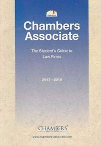 Stock image for Chambers Associate The Students Guide To Law Firms 2017-2018(Paperback) for sale by Better World Books