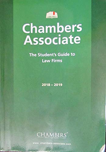 Beispielbild fr Chambers Associate 2018-2019 The Student's Guide to Law Firms zum Verkauf von SecondSale