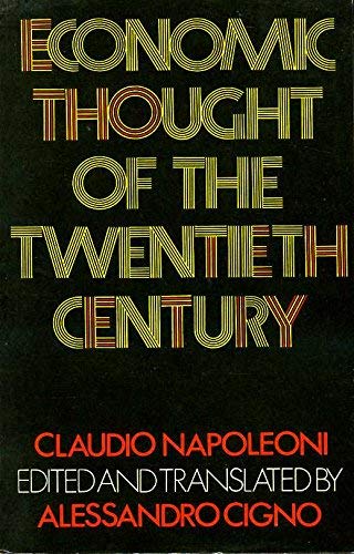 9780855200091: Economic Thought of the Twentieth Century