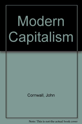 Imagen de archivo de Modern Capitalism: Its Growth and Transformation a la venta por Ammareal