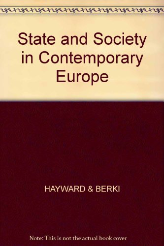 9780855202033: State and Society in Contemporary Europe