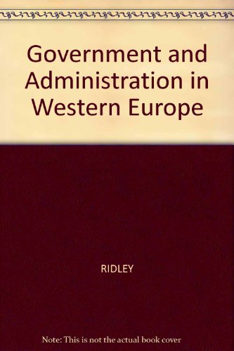 Stock image for Government and administration in Western Europe. (Government and administration series). Ex-Library. for sale by Yushodo Co., Ltd.