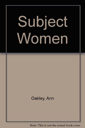 Stock image for Subject Women for sale by WorldofBooks