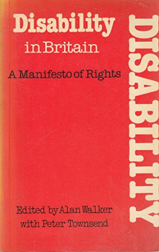 Stock image for Disability in Britain: A Manifesto of Rights for sale by Anybook.com