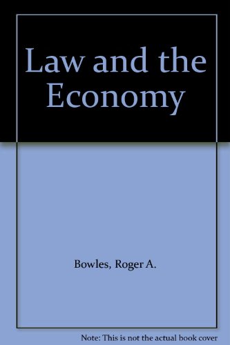 Beispielbild fr Law and the Economy zum Verkauf von Chequamegon Books