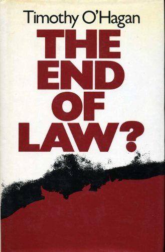 Beispielbild fr The End of Law? zum Verkauf von Plurabelle Books Ltd