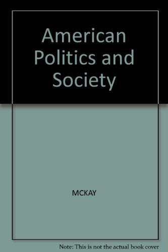 9780855206369: American Politics And Society