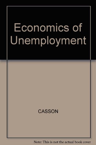 9780855206734: Economics of Unemployment