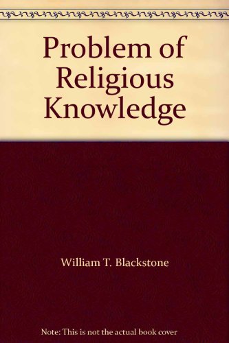 Problem of Religious Knowledge (9780855272678) by Blackstone