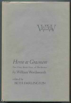 9780855277796: Home at Grasmere: Part first, book first of 'The recluse' (The Cornell Wordsworth)
