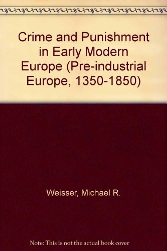 Beispielbild fr Crime and Punishment in Early Modern Europe zum Verkauf von WorldofBooks