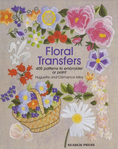 Beispielbild fr Floral Transfers: 405 Patterns to Embroider or Paint zum Verkauf von Wonder Book