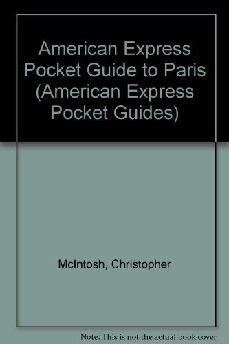 9780855335984: American Express Pocket Guide to Paris