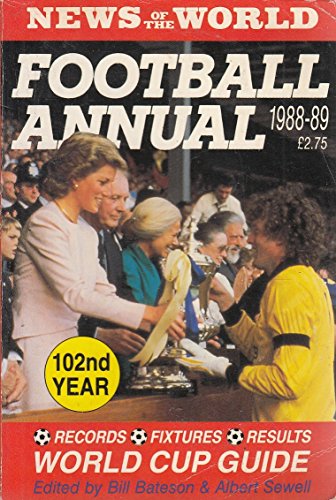 Stock image for News Of The World Football Annual 1988-89 for sale by Lion Books PBFA