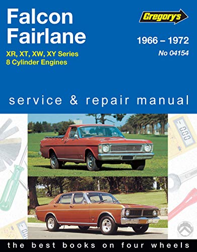 9780855661786: Falcon Xr-Xy Fairlane Zd V8 (1966-72): Sedan/Wagon Van Utility 289, 302, 351 CI 500 Futura Fairmont