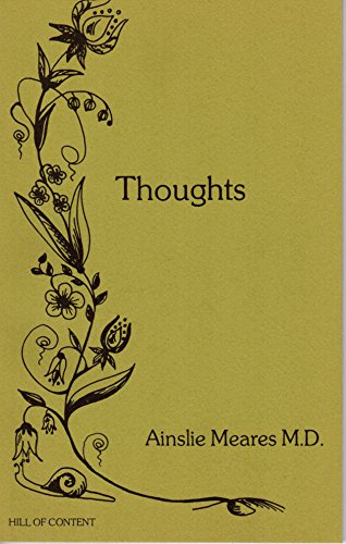 Stock image for Thoughts:: Poems for sale by Blue Skye Books