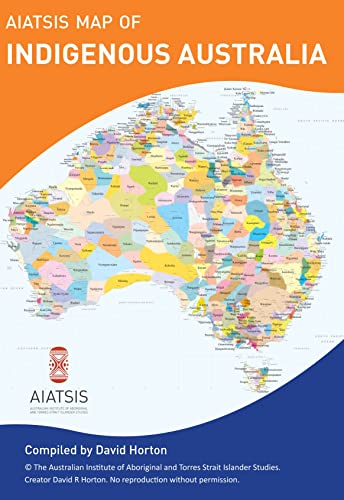 9780855754976: Aboriginal Australia Map - small folded