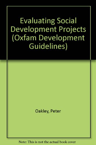Beispielbild fr Evaluating Social Development Projects (Development Guidelines) zum Verkauf von Books From California