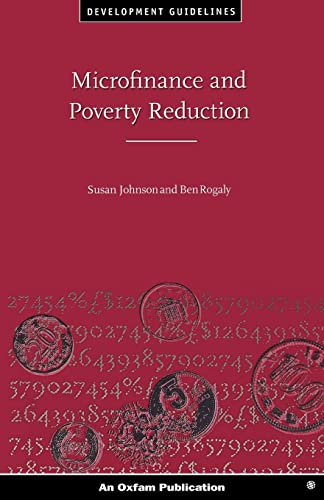 Stock image for Microfinance and Poverty Reduction (Oxfam Development Guidelines) for sale by Wonder Book