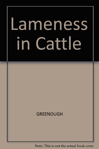 Beispielbild fr Lameness in Cattle zum Verkauf von Bernhard Kiewel Rare Books