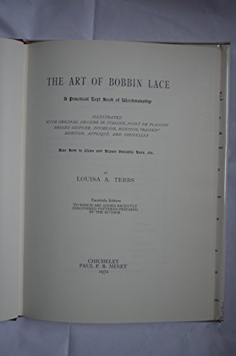 Stock image for THE ART OF BOBBIN LACE: A Practical Text Book of Workmanship for sale by Stephen Dadd