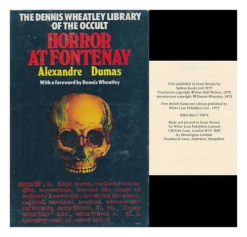 9780856174995: Horror at Fontenay (Dennis Wheatley library of the occult ; v. 25)