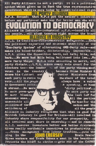 Evolution to democracy, (9780856175091) by Creasey, John