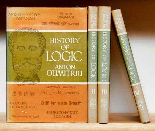 Beispielbild fr History of Logic: v. 3 zum Verkauf von Books From California