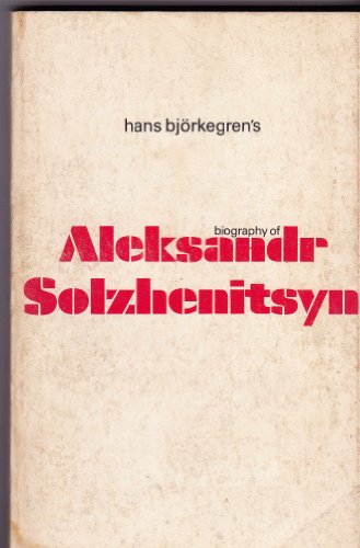 9780856280054: Aleksandr Solzhenitsin