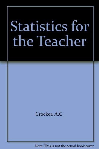 Imagen de archivo de Statistics for the Teacher a la venta por Greener Books