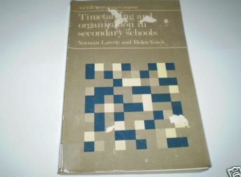 9780856330575: Timetabling and Organization in Secondary Schools