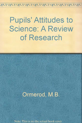 Imagen de archivo de Pupils' Attitudes to Science: A Review of Research a la venta por Anybook.com