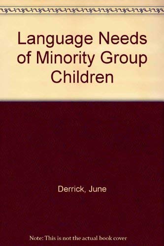 Stock image for Language Needs of Minority Group Children for sale by Anybook.com