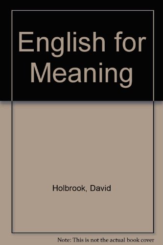 Beispielbild fr English for Meaning zum Verkauf von WorldofBooks