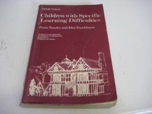 Imagen de archivo de Children with Specific Learning Difficulties a la venta por Goldstone Books