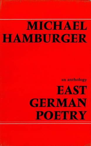 Beispielbild fr East German Poetry zum Verkauf von AwesomeBooks