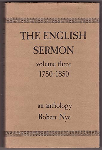 The English Sermon, Volume 3: 1750-1850